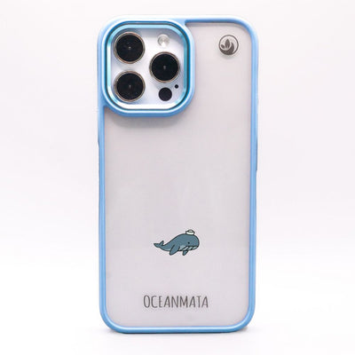 iPhone 6/6S/7/8/SE(2020)/SE(2022) Case - Whale blue - "Captain Whale" - sustainable