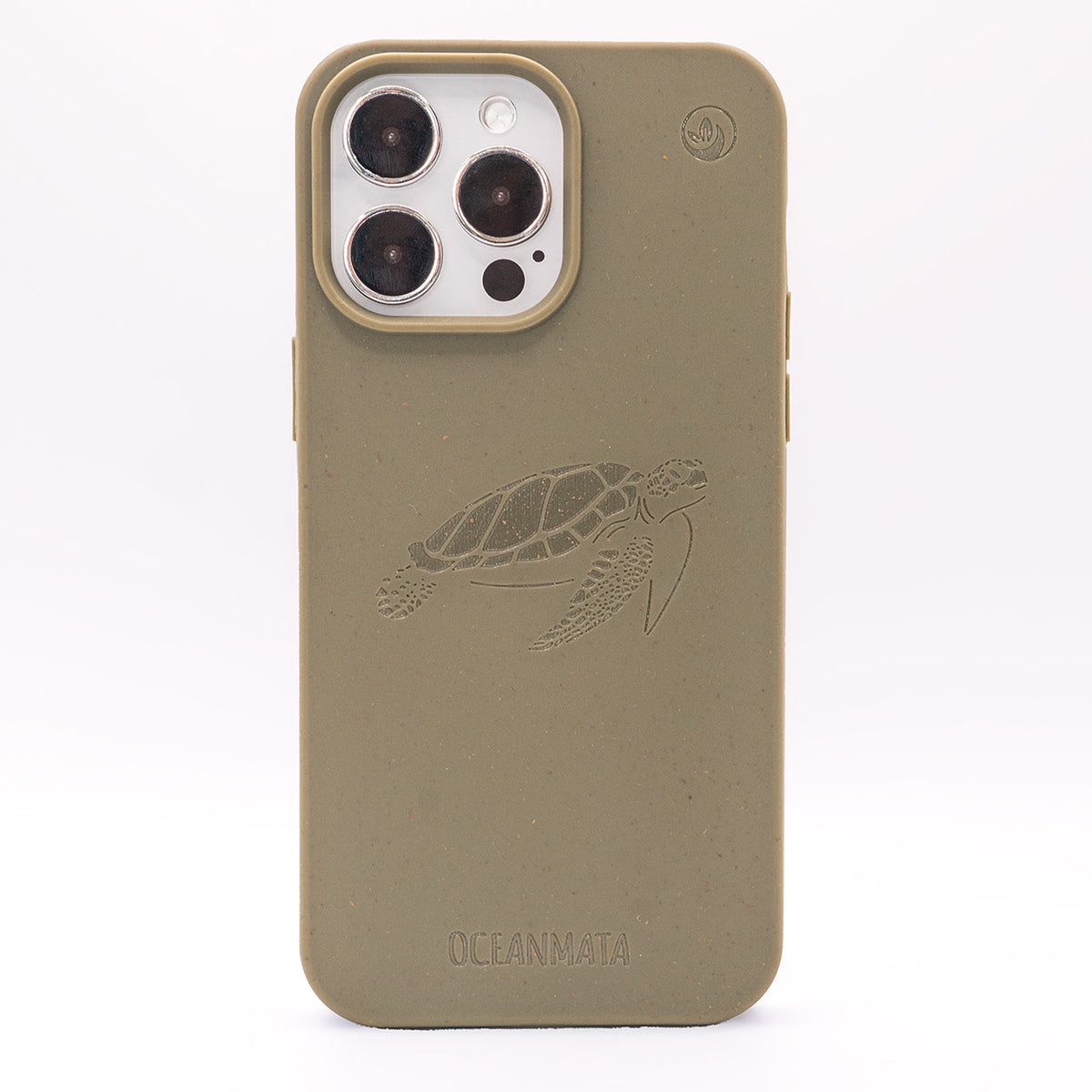 iPhone 15 pro max Hülle - grün - "TURTLE" - nachhaltig