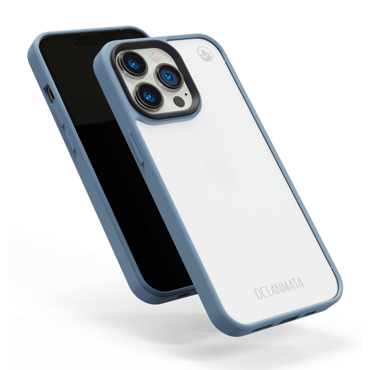 Samsung S25 Ultra hoesje - transparant oceaanblauw - duurzaam