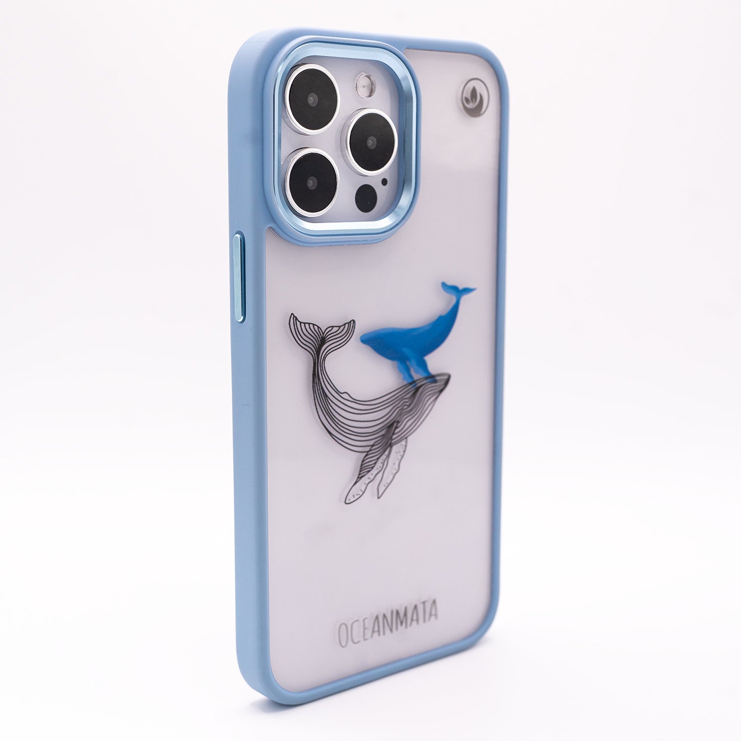 iPhone 14 Hülle - Wal blau - "BlueWhale" - nachhaltig