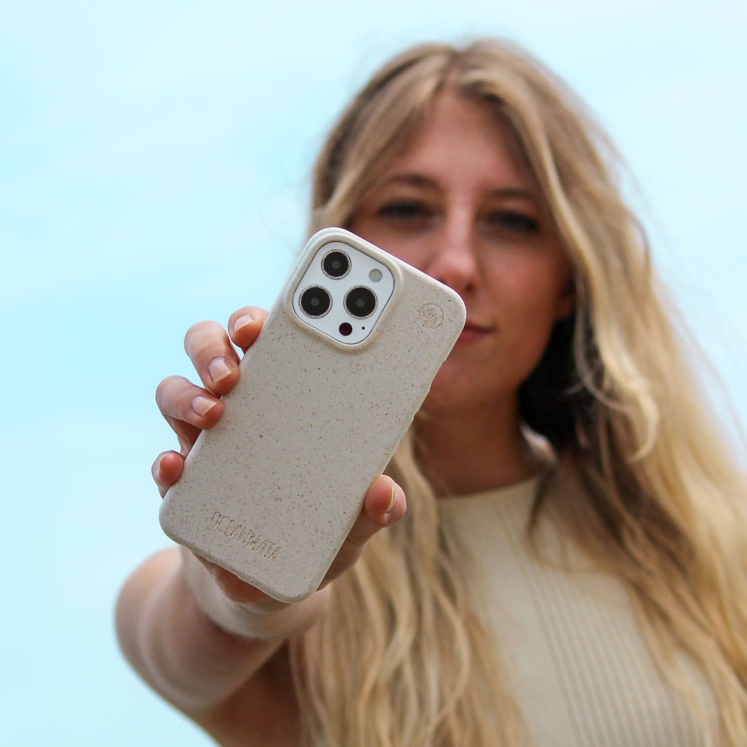 iPhone 12 pro max Hülle - weiß - nachhaltig – Ansicht 5