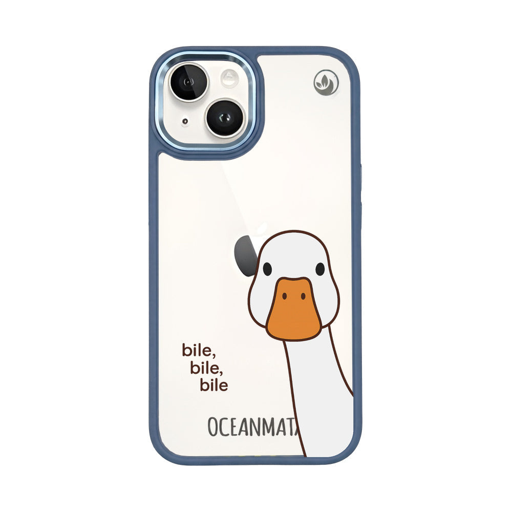 iPhone 14 Hülle - Ente weiß - "Bile Bile Bile" - nachhaltig