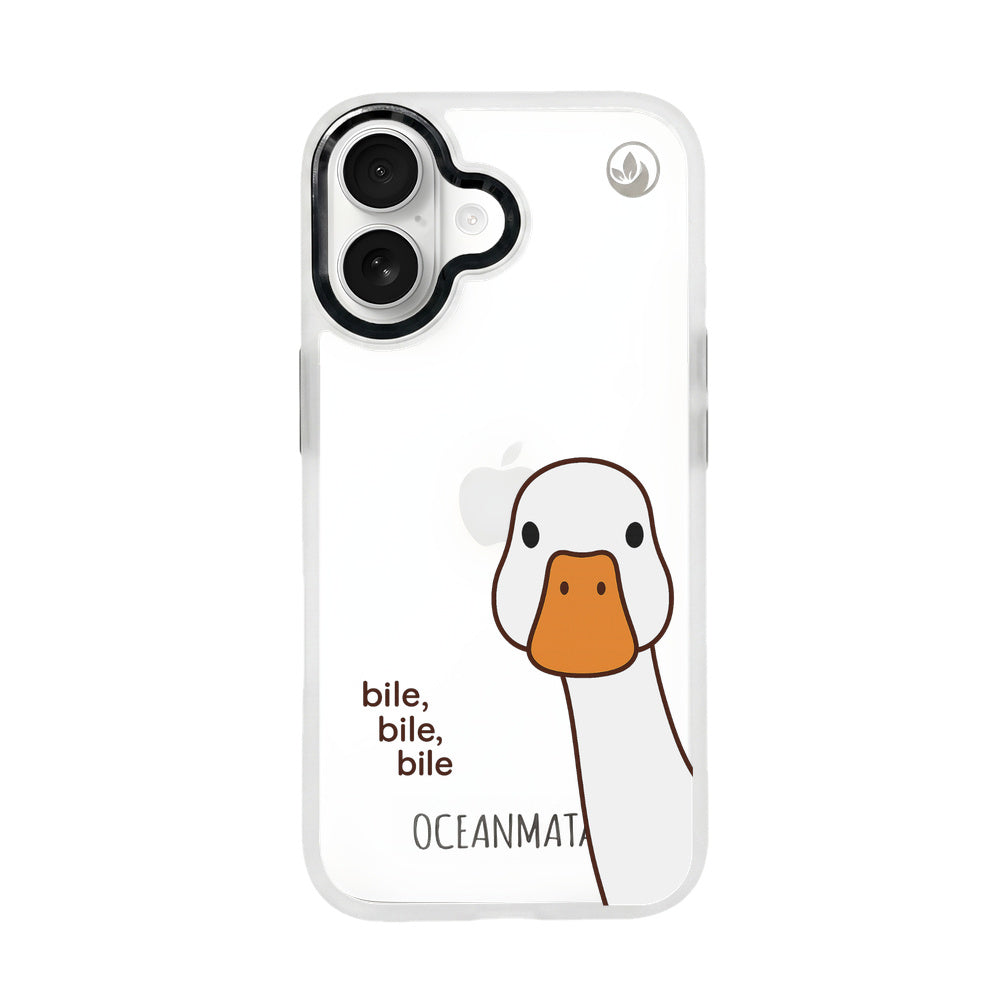 iPhone 17 Hülle - Ente weiß - "Bile Bile Bile" - nachhaltig