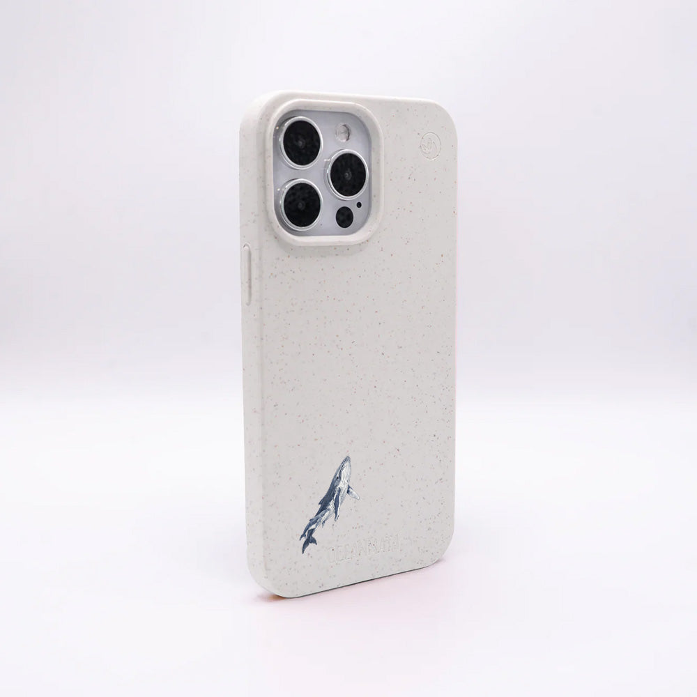 iPhone 13 pro Hülle - Buckelwal weiß - "OceanLullaby" - nachhaltig