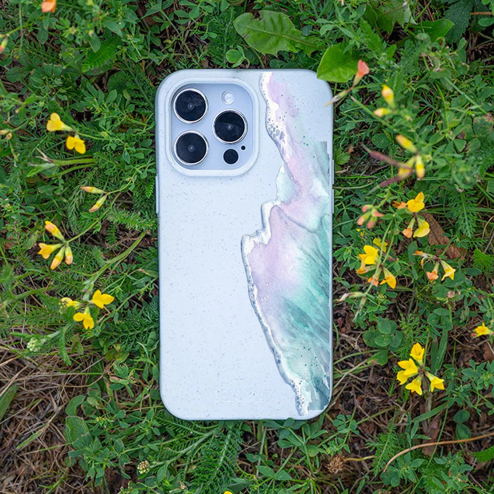 Biologisch abbaubare Handyhülle iPhone 18 Pro / 17 Pro Bluehour — kompostierbar — Bonus