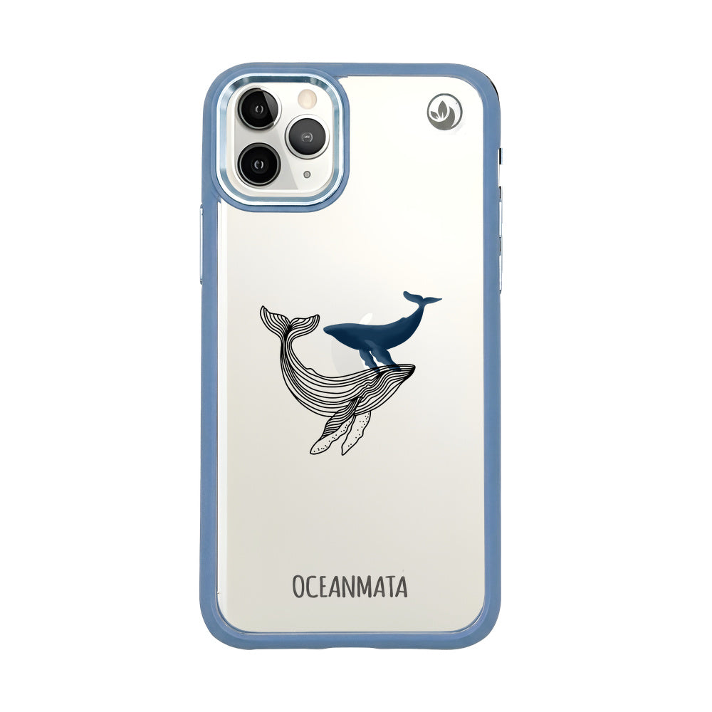 iPhone 11 pro Hülle - Wal blau - "BlueWhale" - nachhaltig
