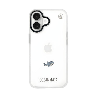 iPhone 17 Case - Shark Blue - "Captain Shark" - sustainable