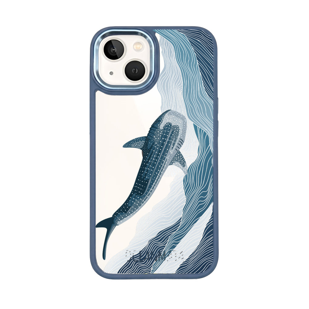 iPhone 13 mini Hülle - Walhai blau - "DeepWater" - nachhaltig