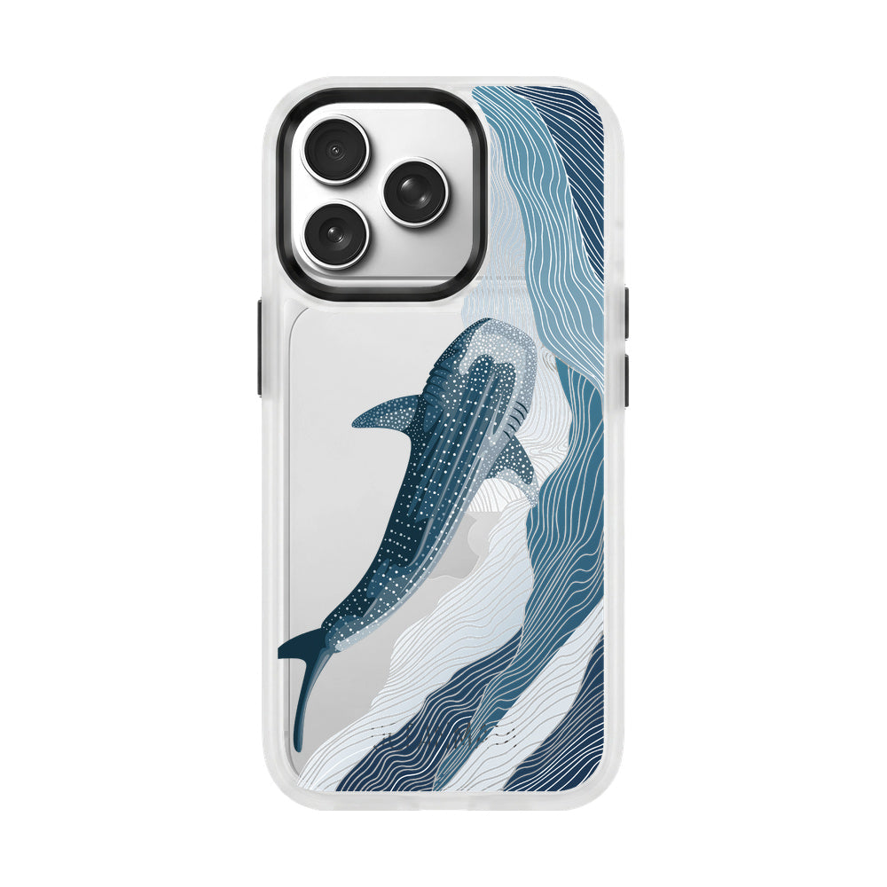 iPhone 17 pro Hülle - Walhai blau - "DeepWater" - nachhaltig