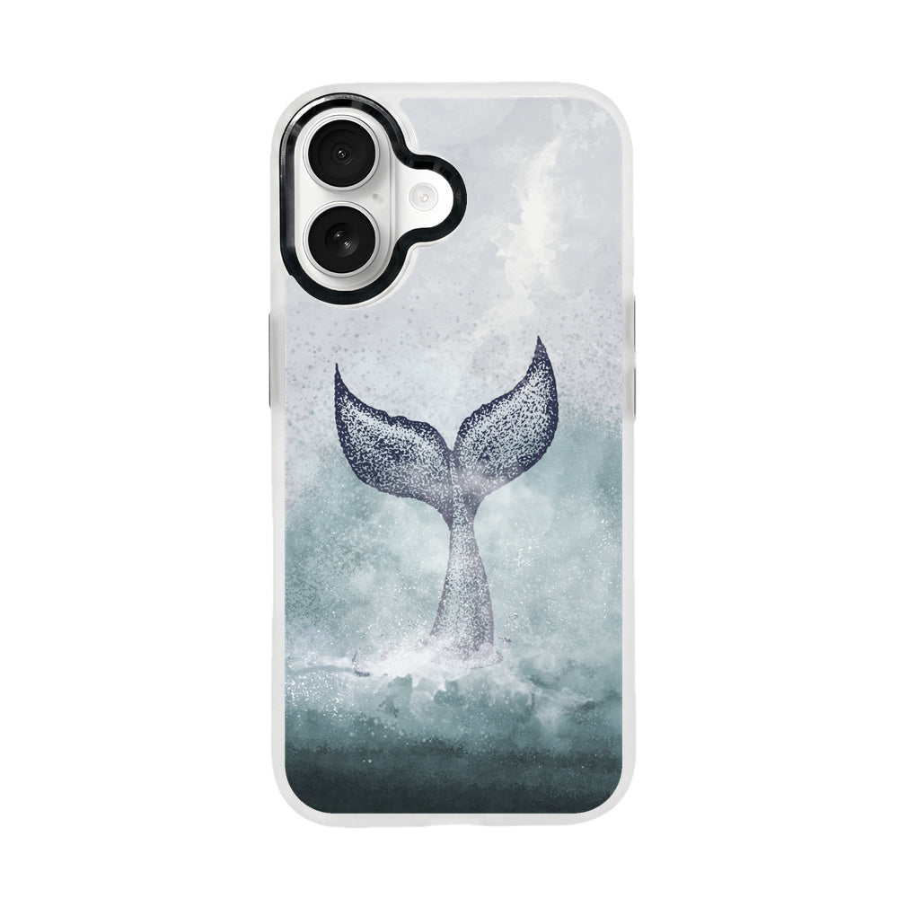 iPhone 17 Hülle - Delfin blau - "Dolphin" - nachhaltig