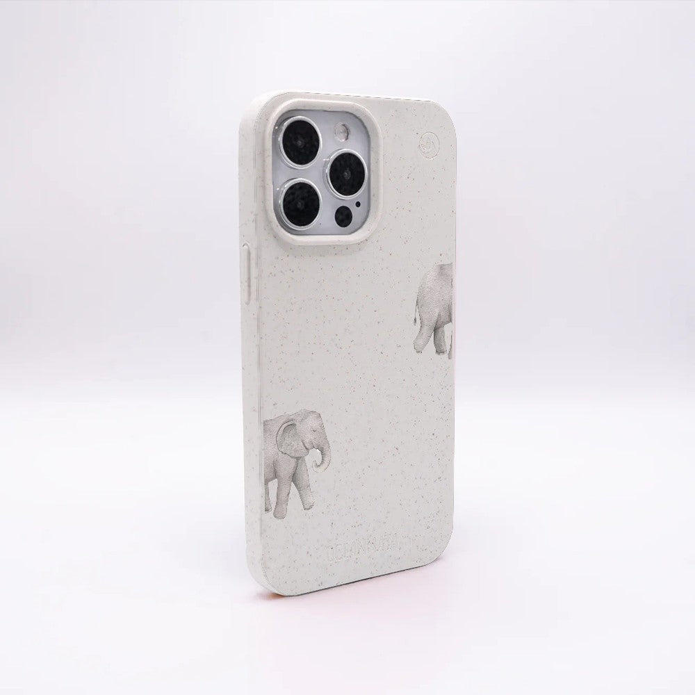 Biologisch abbaubare Handyhülle iPhone 11 pro Ele Fant — kompostierbar — Rückseite