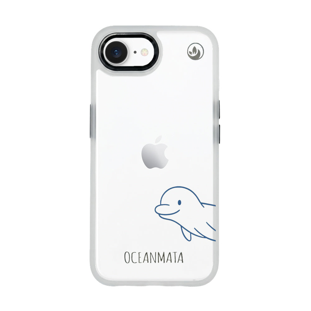 iPhone 16e/17e Hülle - Delfin - "Finni" - nachhaltig