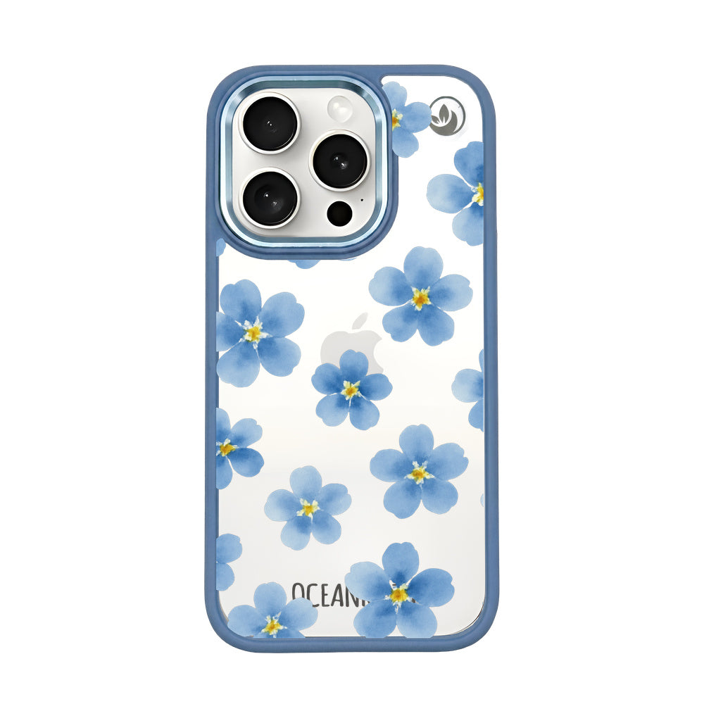 iPhone 15 pro Hülle - vergissmeinnicht - "forget-me-not" - nachhaltig