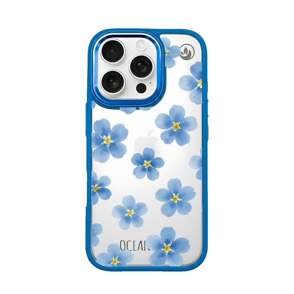 iPhone 16 pro Hülle - vergissmeinnicht - "forget-me-not" - nachhaltig
