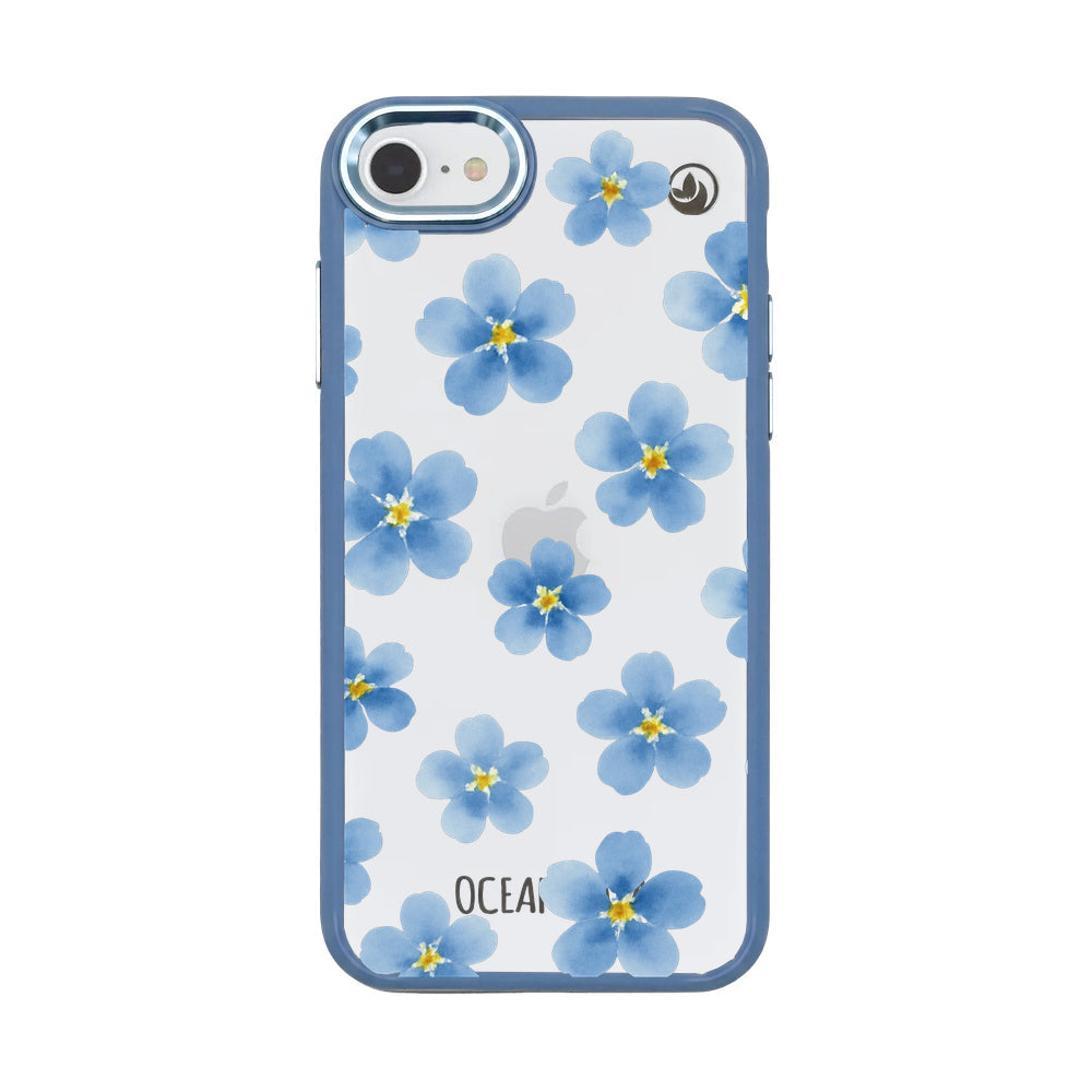 iPhone SE/7/8 Hülle - vergissmeinnicht - "forget-me-not" - nachhaltig