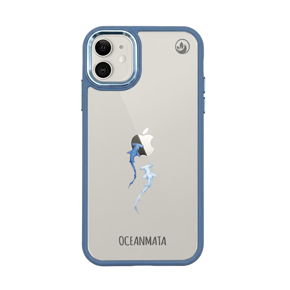 iPhone 11 Hülle - hai blau - "Hammerhead" - nachhaltig