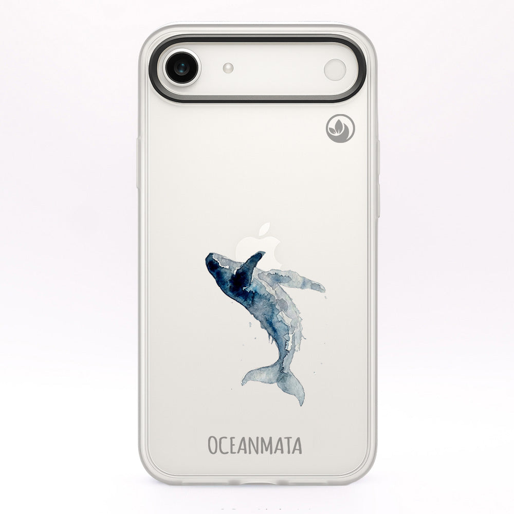 iPhone 17 Air Hülle - Wal blau - "Joy" - nachhaltig