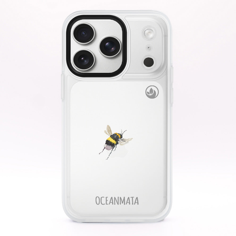iPhone 17 pro max Hülle - Hummel blau - "Bumblebee" - nachhaltig