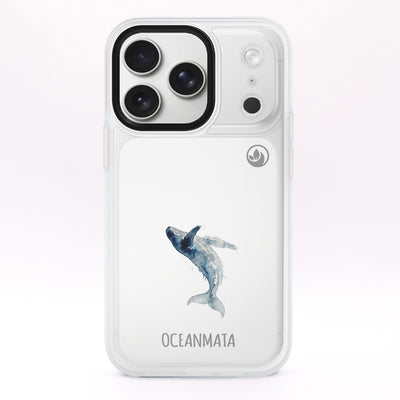 iPhone 17 pro max Hülle - Wal blau - "Joy" - nachhaltig
