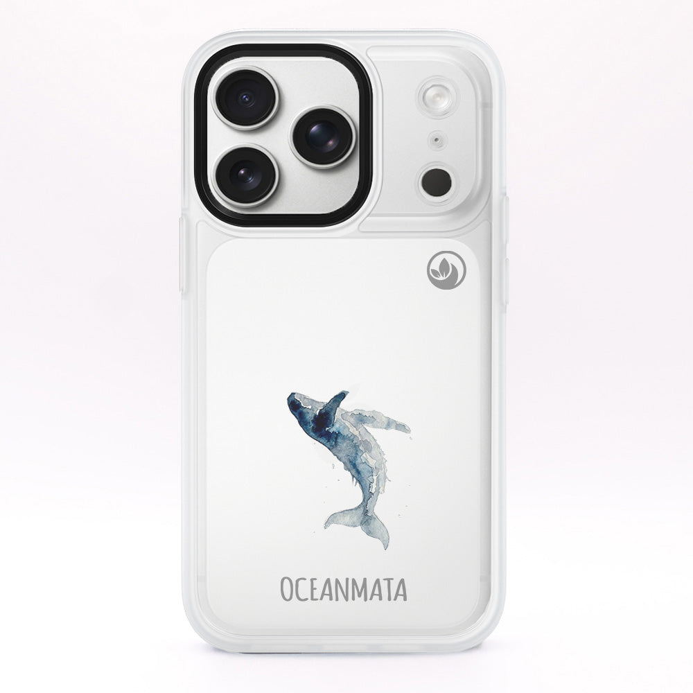 iPhone 17 pro max Hülle - Wal blau - "Joy" - nachhaltig