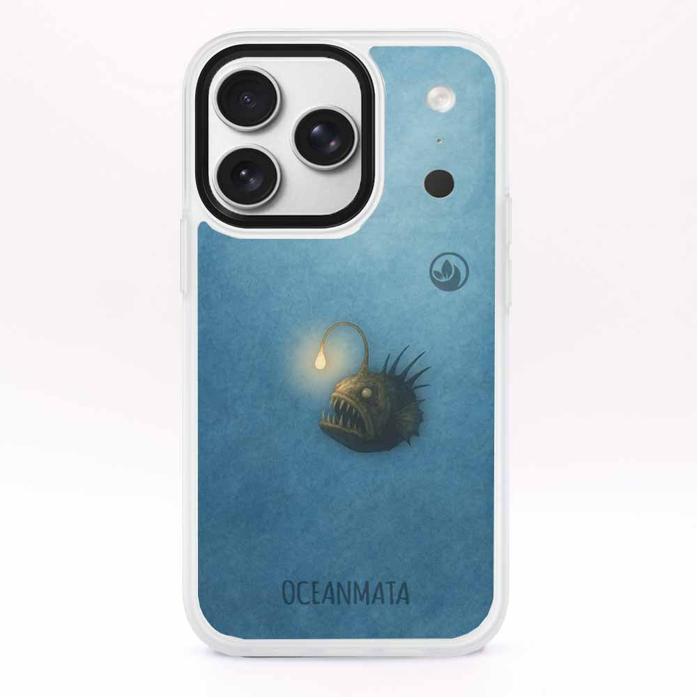 iPhone 17 pro max Hülle - Anglerfisch blau - "Sour" - nachhaltig