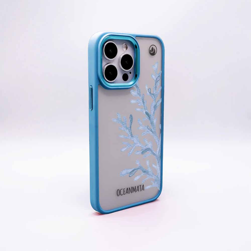 Samsung S25 Hülle - Coral blau - "CoralBlue" - nachhaltig