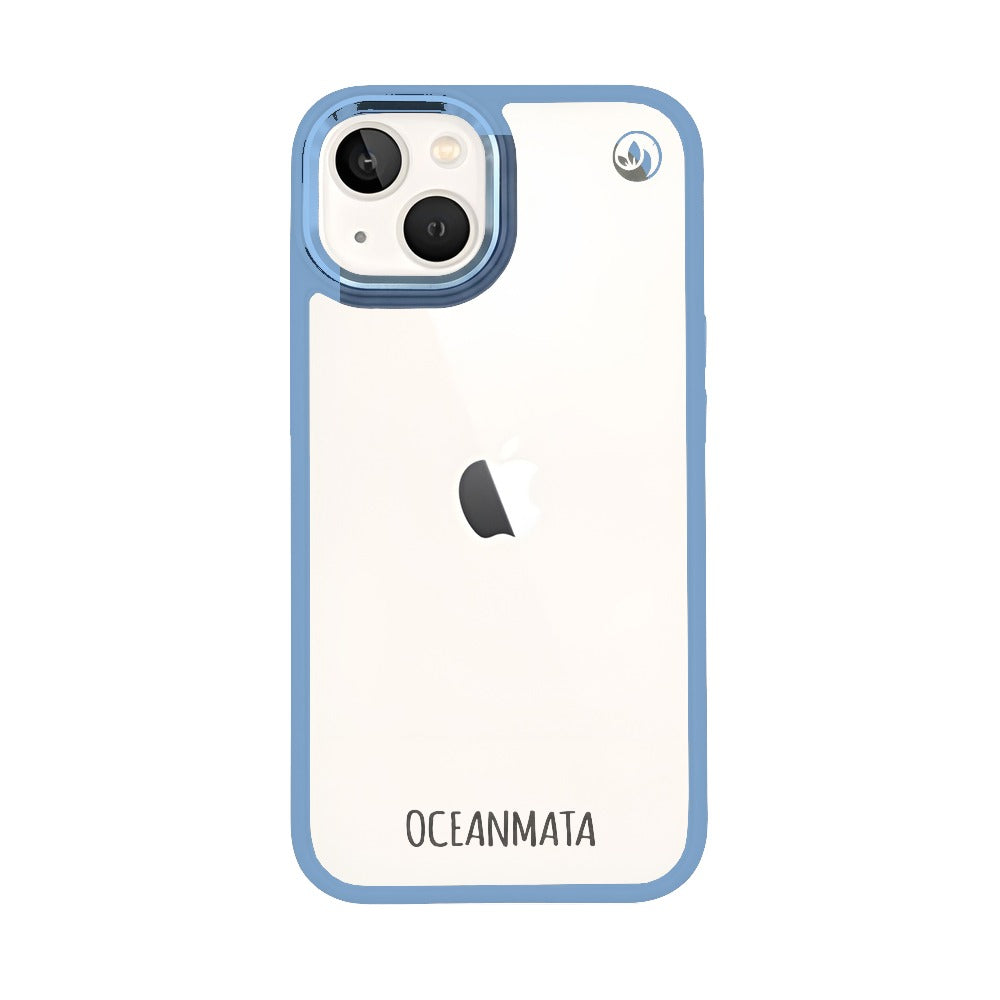 iPhone 13 mini Hülle - durchsichtig ozeanblau - nachhaltig