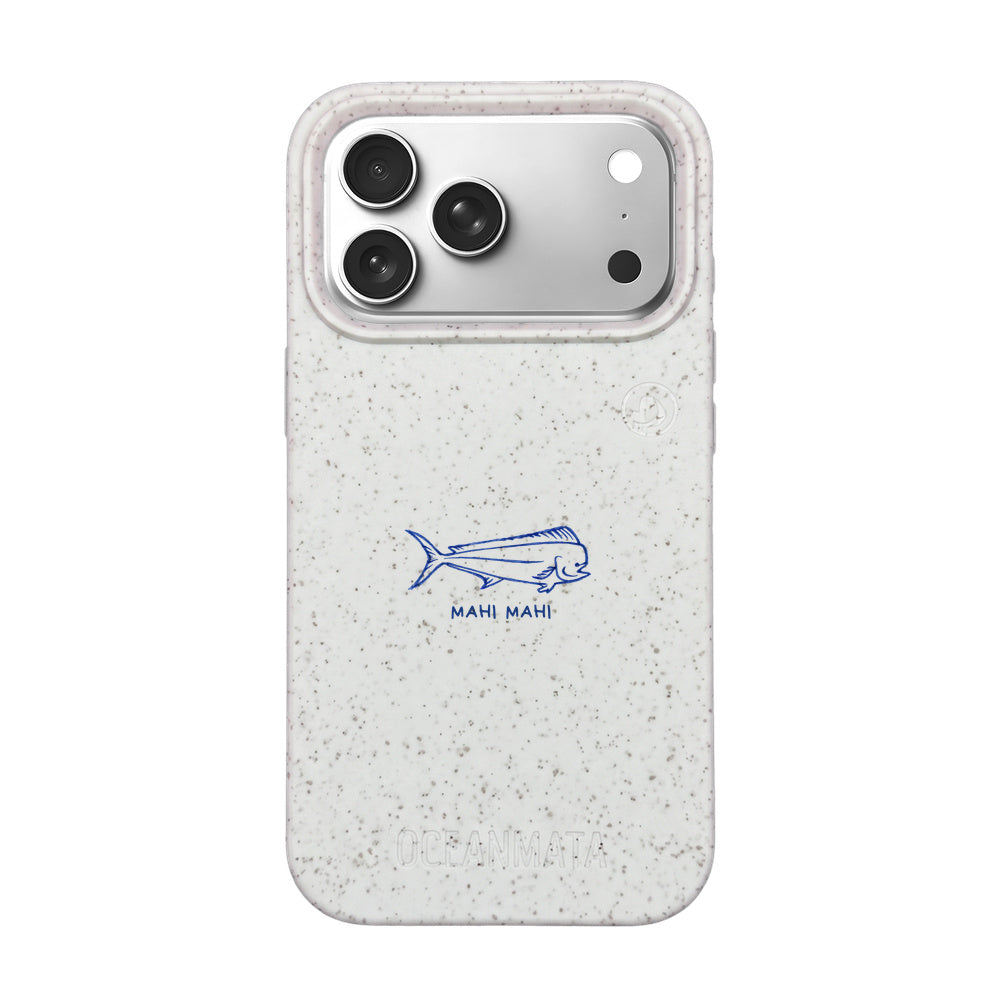 iPhone 18 Pro Max / 17 Pro Max Hülle - Fisch weiß - "MahiMahi" - nachhaltig