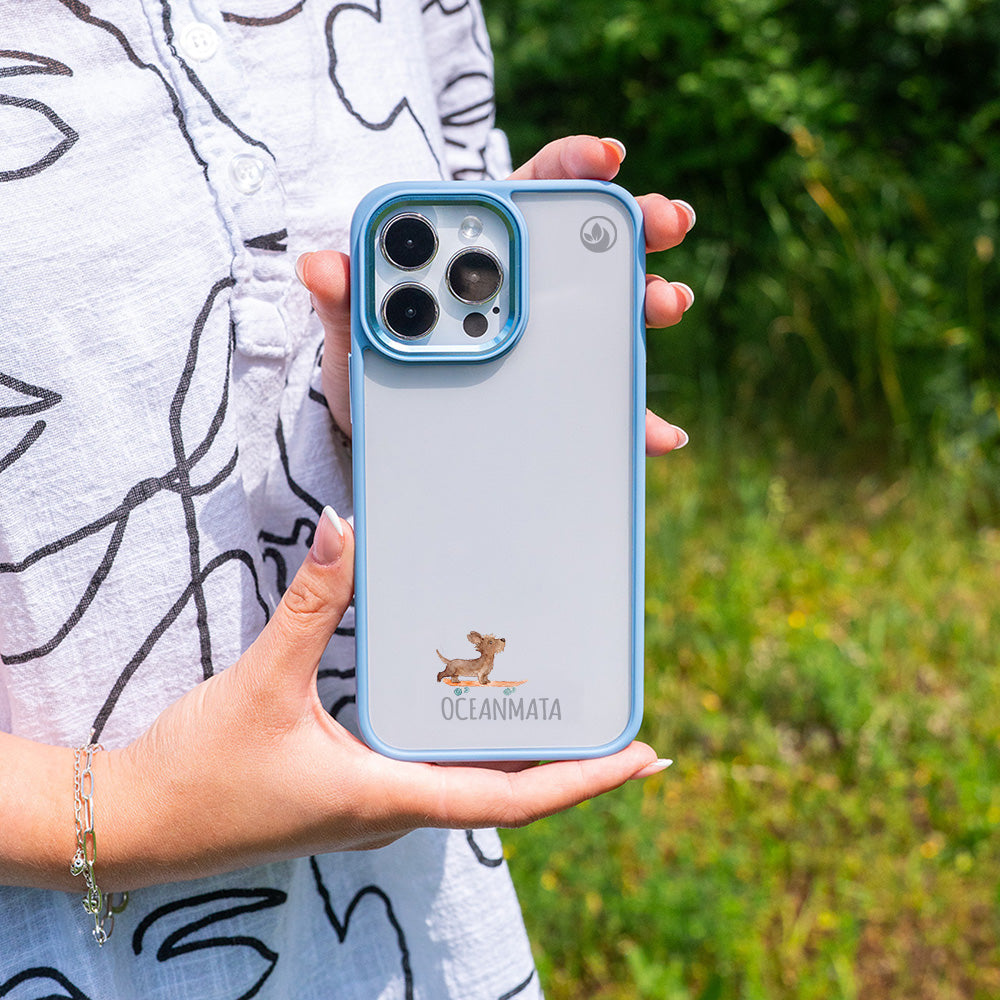Samsung S24+ Hülle - Skater Hund blau - "SkaterBoi" - nachhaltig
