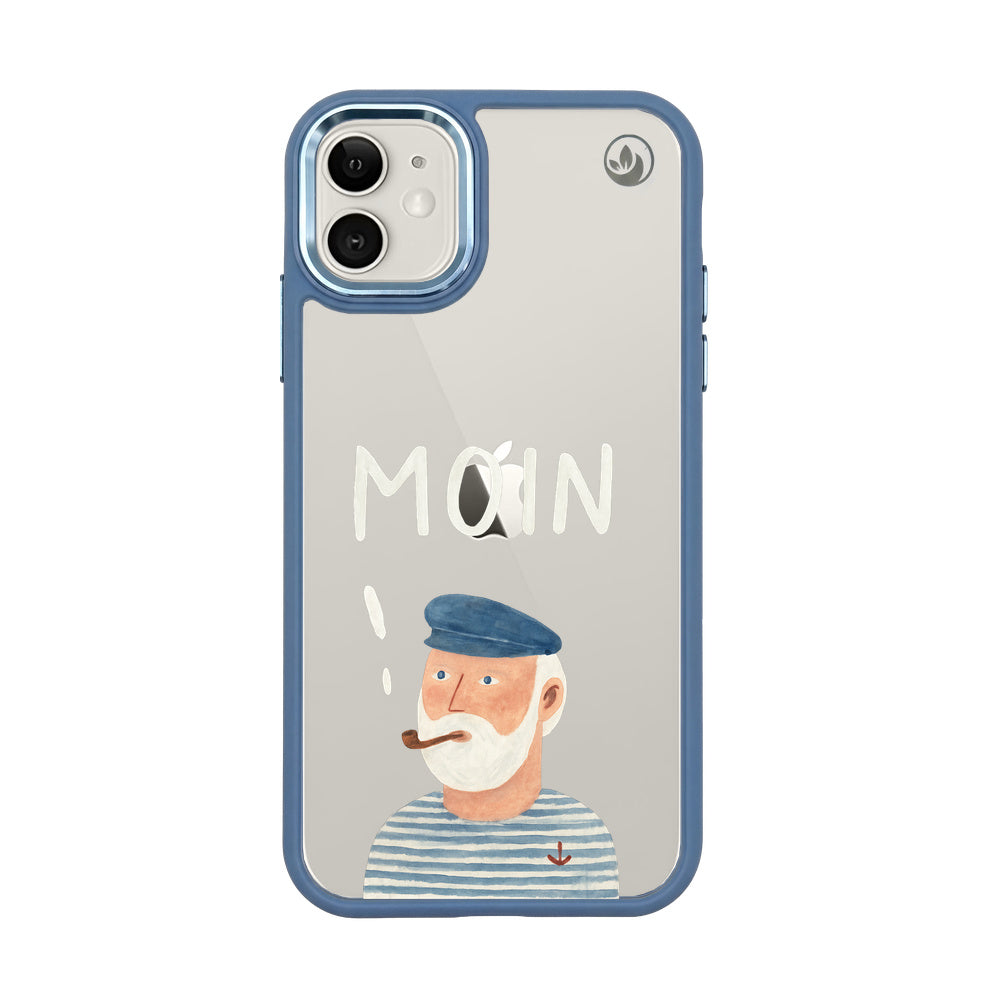 iPhone 11 Hülle - Moin blau - "Ostfriese" - nachhaltig