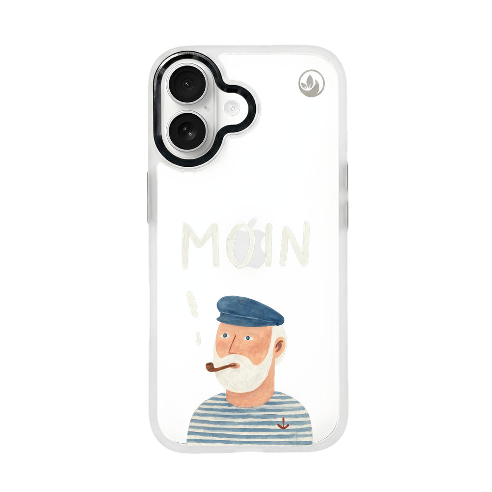 iPhone 17 Hülle - Moin blau - "Ostfriese" - nachhaltig
