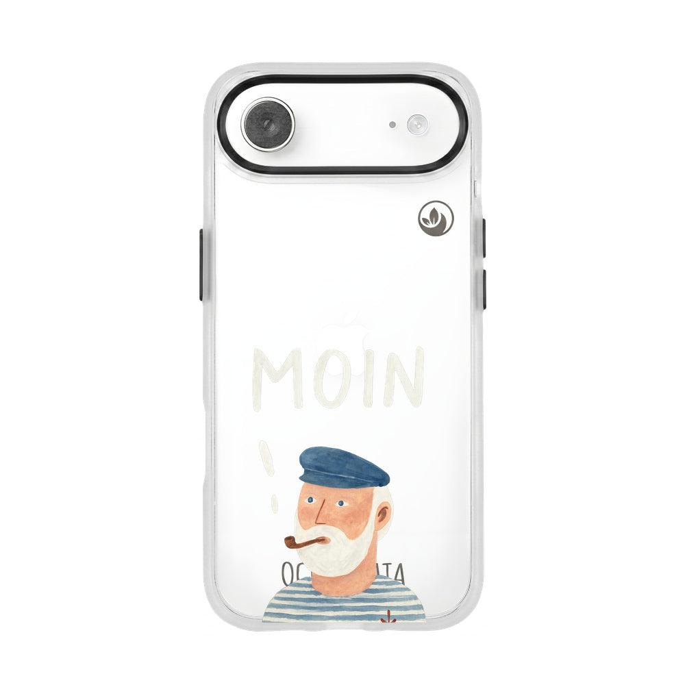 iPhone 17 Air Hülle - Moin blau - "Ostfriese" - nachhaltig