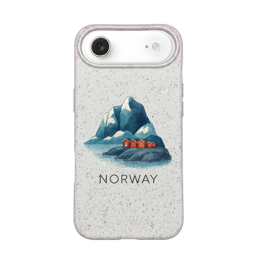 Biologisch abbaubare Handyhülle iPhone 17 Air Norway — kompostierbar — Vorderseite