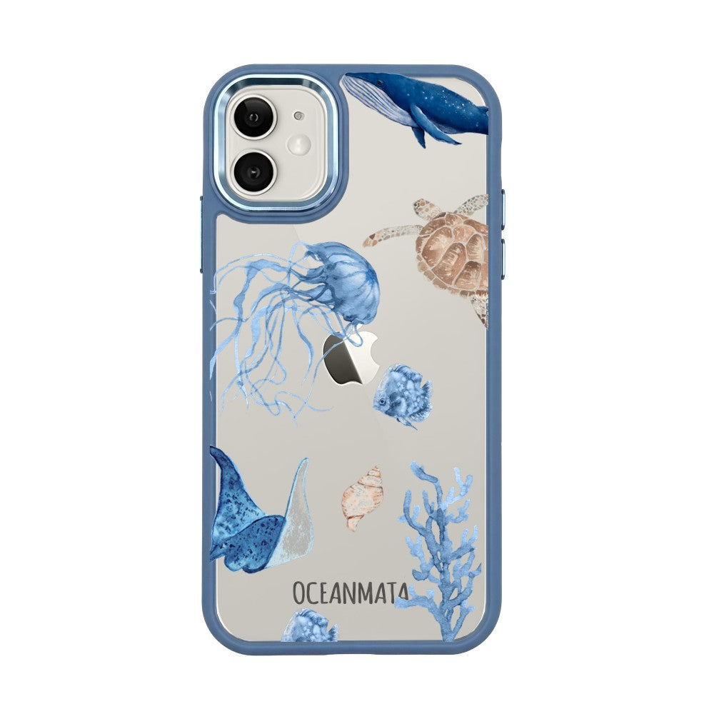 iPhone 11 Hülle - Schildkröte bunt - "Turtle & Friends" - nachhaltig