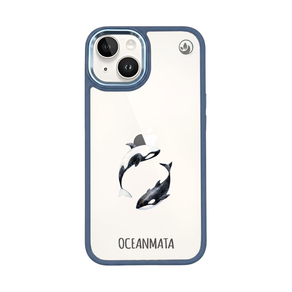 iPhone 14 Hülle - Orca blau - "OrcaFlow" - nachhaltig