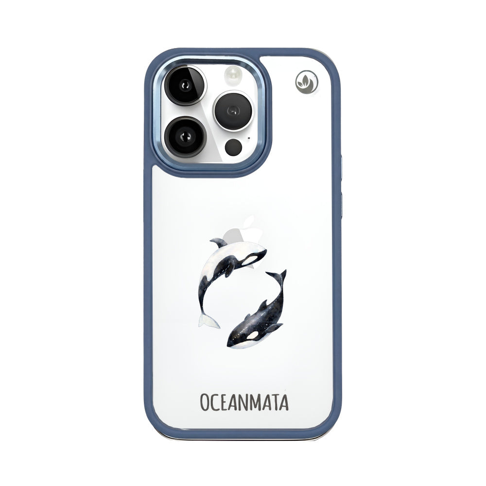 iPhone 14 pro max Hülle - Orca blau - "OrcaFlow" - nachhaltig