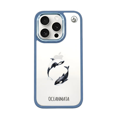 iPhone 15 pro Hülle - Orca blau - "OrcaFlow" - nachhaltig