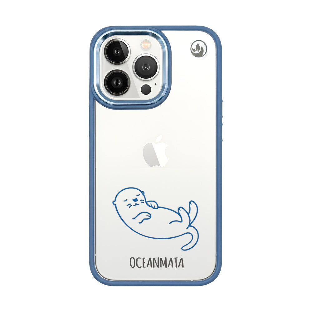 iPhone 13 pro max Hülle - Otter blau - nachhaltig