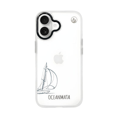 iPhone 17 Case - Line Art Whale - "Raumschot" - Sustainable