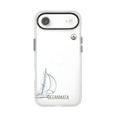 iPhone 17 Air Case - Line Art Whale - "Raumschot" - Sustainable