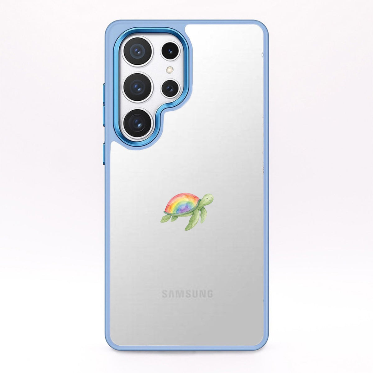 Samsung S24+ Hülle - Schildkröte blau - "Queertle" - nachhaltig