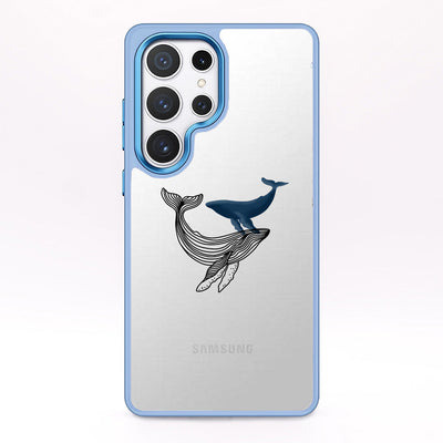 Samsung S24 Case - Whale Blue - "BlueWhale" - Sustainable