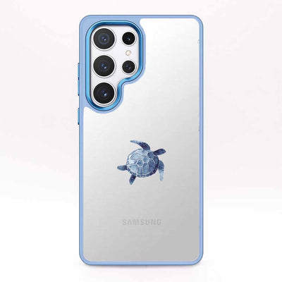 Samsung S24 Case - Turtle blue - "Shellie" - sustainable