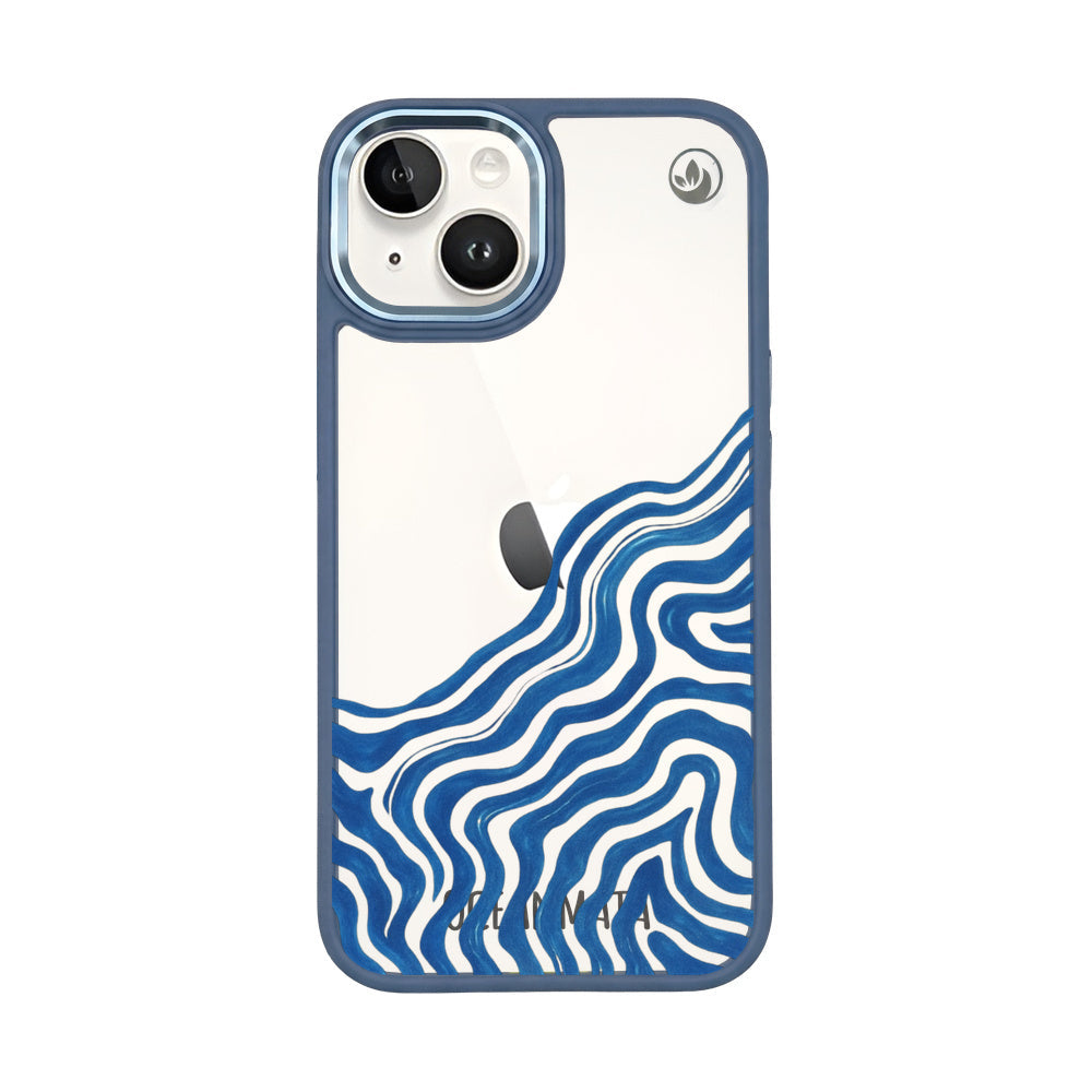iPhone 14 Hülle - Welle abstrakt - "Summerwave" - nachhaltig