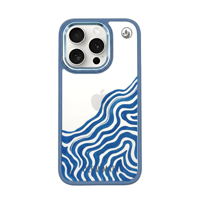 iPhone 15 pro Hülle - Welle abstrakt - "Summerwave" - nachhaltig