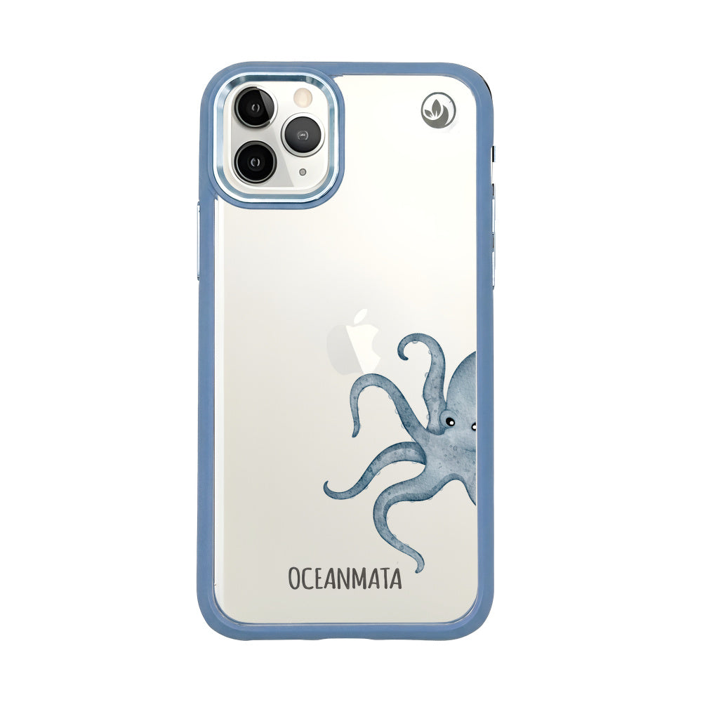 iPhone 11 pro Hülle - Oktopus blau - "TentacleTheory" - nachhaltig