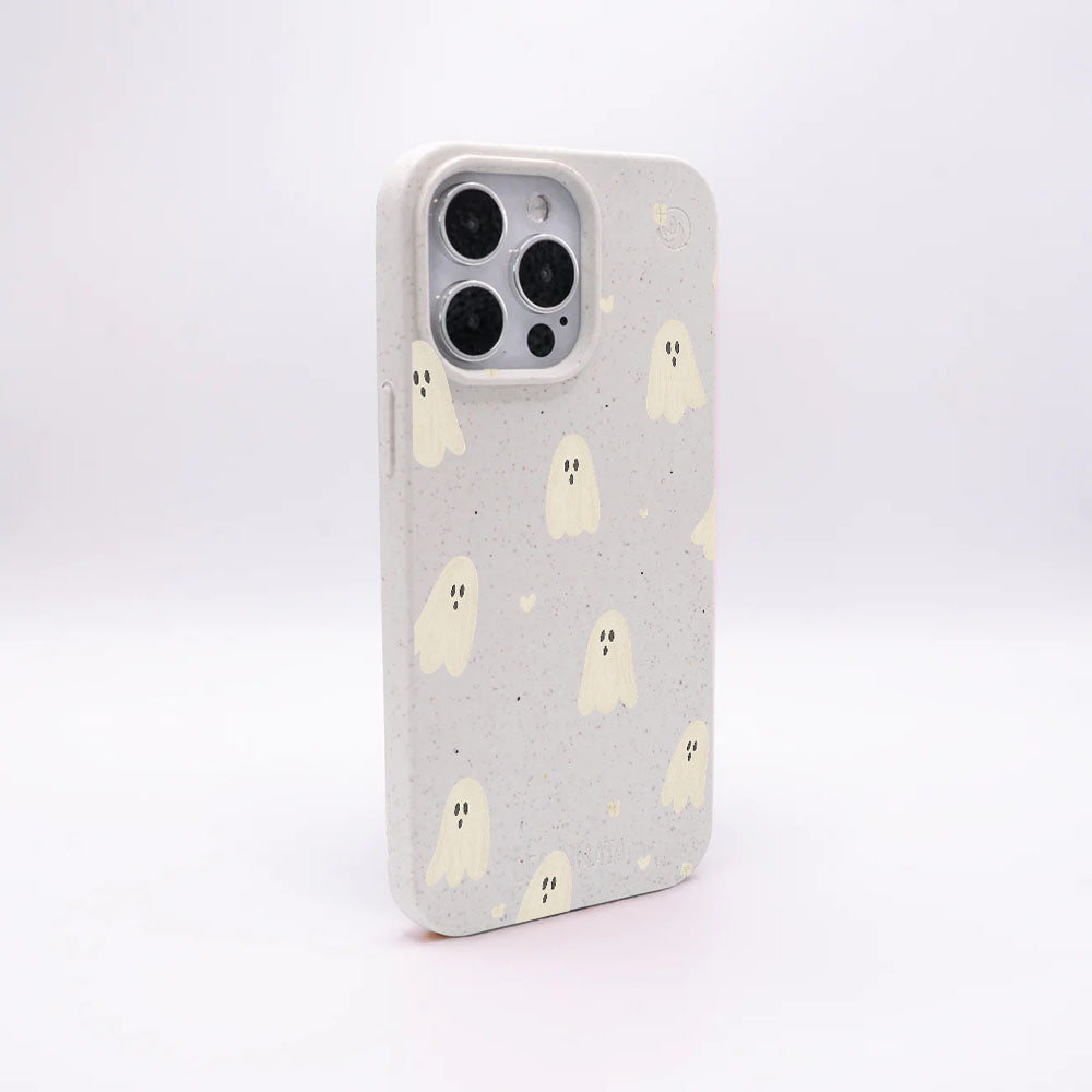 iPhone 17 Hülle - Geist weiß - "LittleGhost" - nachhaltig