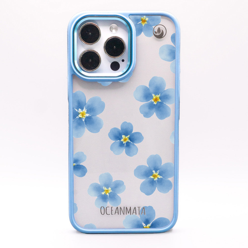 iPhone 12 pro / iPhone 12 hoesje - vergeet-me-nietje - duurzaam