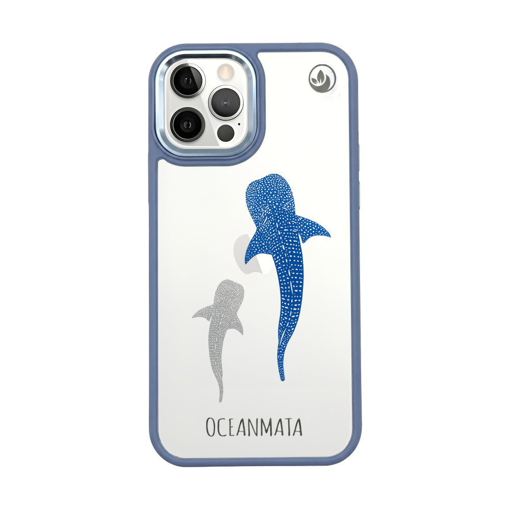 iPhone 12 pro / iPhone 12 Hülle - Walhai blau - "Walhai" - nachhaltig