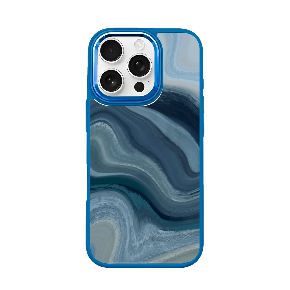 iPhone 16 pro Hülle - Welle abstrakt - "Summerwave" - nachhaltig
